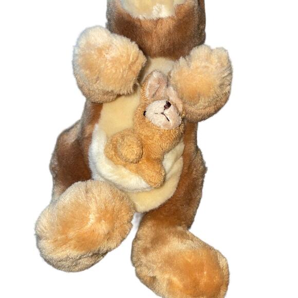 Korimco Kangaroo Baby Joey Plush Stuffed Animal Nursery Cuddly Shower 12” - Picture 7 of 12